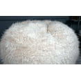 thumbnail image 5 of DeeHome Mahin 5 Foot Rounded Faux Fur Bean Bag, Taupe, 5 of 6