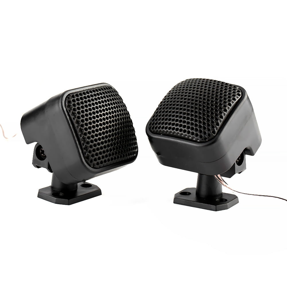 Mgaxyff Audio Tweeter,2pcs Car Small Square Speaker Loud Audio Music
