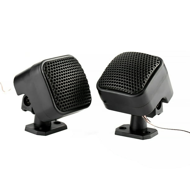 Mgaxyff Audio Tweeter,2pcs Car Small Square Speaker Loud Audio Music Tweeter Loudspeaker 500W