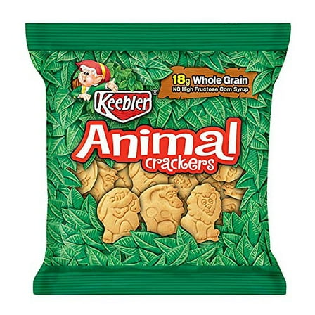 Keeebler Animal Crackers 1 Oz., 50% Whole Grain, 25 Packs