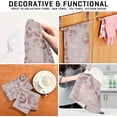 thumbnail image 7 of SKYSONIC Rose Leopard Kitchen Dish Towel Set of 1, Super Absorbent Soft Drying Cloth Tea Bar Towels, 28 x 18 Inch, 7 of 7