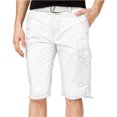thumbnail image 1 of Ring Of Fire Mens Delano Messenger Casual Cargo Shorts, Blanco, 30, 1 of 1