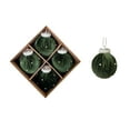 thumbnail image 3 of Christmas Ball Ornaments 8 Pcs - 2 inch Large Shatterproof Christmas Balls, Fabric Surface Decorations Indoor, Luxury Holiday Party Hanging Ornaments for Xmas Tree, Wreath, Vines, Green, 3 of 8