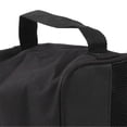 thumbnail image 4 of Sac de rangement pour chaussures de golf, anti-poussière, respirant, portable, pour voyage, homme et femme, entièrement noir, 4 of 4
