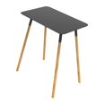 thumbnail image 2 of Mesa auxiliar para sofá, mesa auxiliar, mesa de sofá, mesa de centro moderna y sencilla, mesa de té pequeña para interior, mesita de noche, apartamento, dormitorio y exterior Negro, 2 of 9