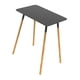 thumbnail image 2 of Mesa auxiliar para sofá, mesa auxiliar, mesa de sofá, mesa de centro moderna y sencilla, mesa de té pequeña para interior, mesita de noche, apartamento, dormitorio y exterior Negro, 2 of 9