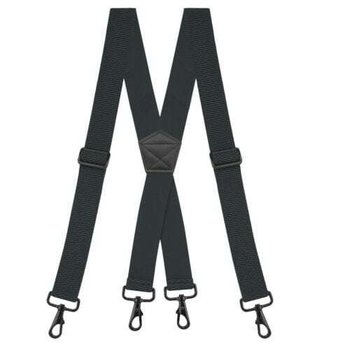"Buyless Fashion Heavy Duty Suspenders for Men 48"" Adjustable Straps