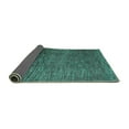 thumbnail image 2 of Ahgly Company Indoor Rectangle Abstract Turquoise Blue Modern Area Rugs, 3' x 5', 2 of 4