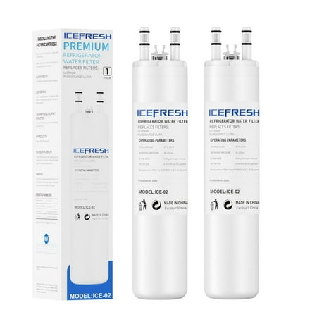 ICEFRESH ICE02 Replacement for Frigidaire ultrawf,Pure Source Ultra, 9999, 469999, 46-9999, A0094E28261 Refrigerator Water Filter,Pack of 2