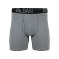 Gildan Men's Cotton Stretch Regular Leg Boxer Briefs, 5Pack, Sizes S2XL, 6" Inseam
