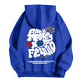 thumbnail image 3 of MHFRRA Sudadera con Capucha, Suave y Cómoda, para Uso Informal, Ligera, Deportiva y para Exteriores Azul, 3 of 3