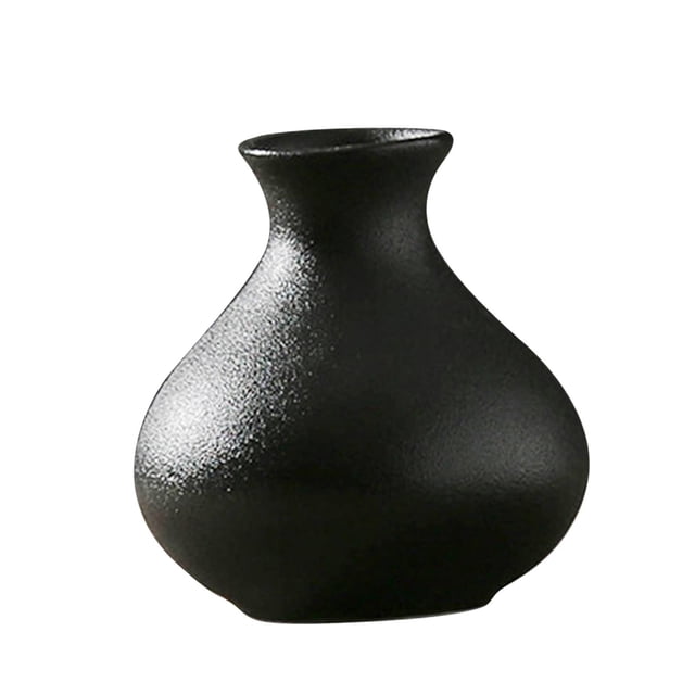 Jarrón de cerámica para exhibir flores, clásico, versátil, pequeño, para mesa. Estilo B