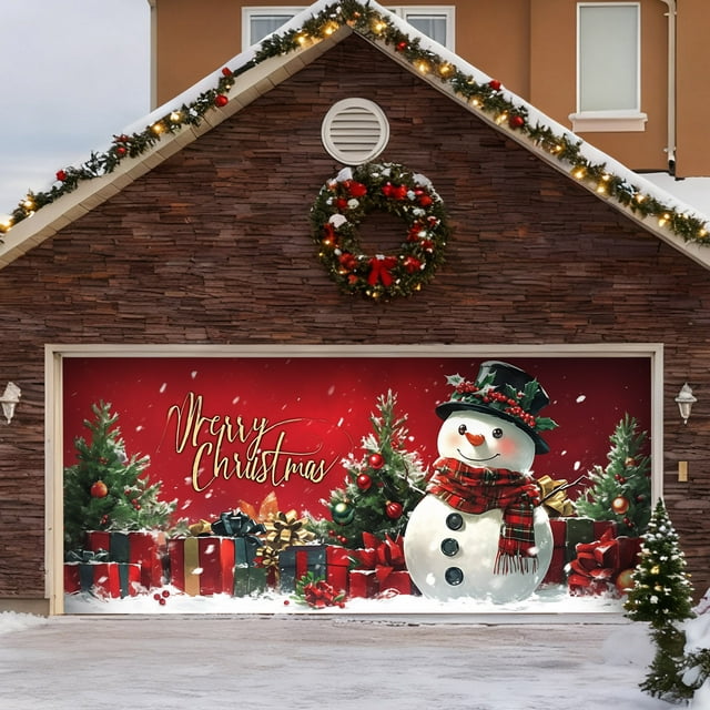 BotaniNest Garage Banner For Holiday Decorations Festive And Banners For Seasonal Celebrations Indoor And Outdoor Use Eye Catching Display For Your Holiday