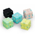thumbnail image 2 of Amyove Macaron Color Infinite Magic Cube Anti-rust Wear-resistant Stress Relief Artifact Cube Fun Educational Props For Children, 2 of 9