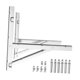 thumbnail image 1 of 2 soportes de pared para acondicionado, de acero inoxidable, para exteriores, para minisplit sin conductos, dormitorio, oficina y hogar., 1 of 8
