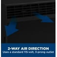thumbnail image 4 of GE® 5,000 BTU, 115V Mechanical Window Air Conditioner, Covers up to 150 sq ft., Black, 4 of 8