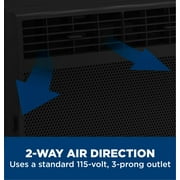 GE® 5,000 BTU, 115V Mechanical Window Air Conditioner, Covers up to 150 sq ft., Black