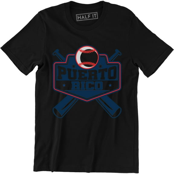 Puerto Rico Flag World Cup Baseball Puerto Rican National Flag Men's T-Shirt