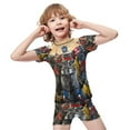 thumbnail image 4 of Transformers Boys 2-Piece Swimsuit Set, Short Sleeve Rash Guard & Swim Trunks, 4 of 7