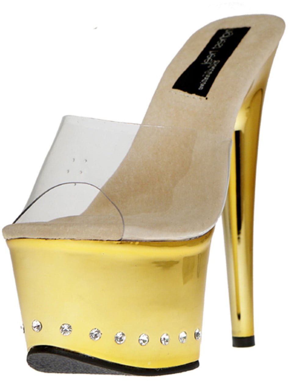 The Highest Heel Highest Heel SCARLETT11GBOT8 6.50 in. Mule