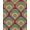 Green Red Navy, Pattern 5, variant on ODIKA Design With Crossed Bats Ball And Stitched Seam Accents Baseball Field Sport Pet Friendly & Kids Safe Play for Playroom, Bedroom, Reading Nook
