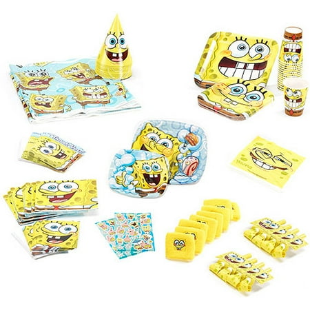 Spongebob Birthday Party Supplies Pack for 24