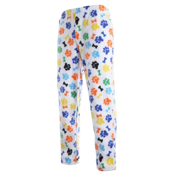 Ma Croix - Ma Croix Mens Pet Fuzzy Pajama Pants Fleece Brushed ...