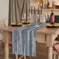 thumbnail image 2 of Table Runners 90 Inches Long Dress Scarves, Grey Abstract Farmhouse Coffee/Dining/Kitchen Table Runner for Living Room, Vintage Geometric Gradient Oil Painting Modern 13x90 Inch, 2 of 9