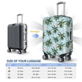 thumbnail image 6 of Haiem Flamingos And Palms Luggage Cover Printed Suitcase Covers for Luggage Elastic Washable Suitcase Protector Fits 18-32 Inch Luggage-Small, 6 of 9