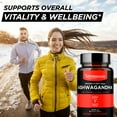thumbnail image 4 of Organic Ashwagandha Root Extract in Vegan Capsules - PhiNaturals, Equal to 6000 mg Root, Ashwaganda Supplement For Men and Women with 1500 mg Per Serving 30 Servings, 500mg Per Vegan Capsule 90 Count, 4 of 10