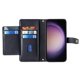 thumbnail image 2 of For Samsung Galaxy Xcover7 Wallet Case Shockproof Leather Phone Cover with 2 Straps - Black, 2 of 5