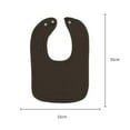 thumbnail image 3 of WUXIAN Child Bibs Girls Boys Absorbent Spit Milk Pad Towel Small Bibs Burp Cloths Outwear Classic Streetwear, 3 of 4