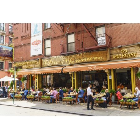 Italian restaurant in Little Italy, Manhattan, New York City, United States of America, North Ameri Print Wall Art By Fraser
