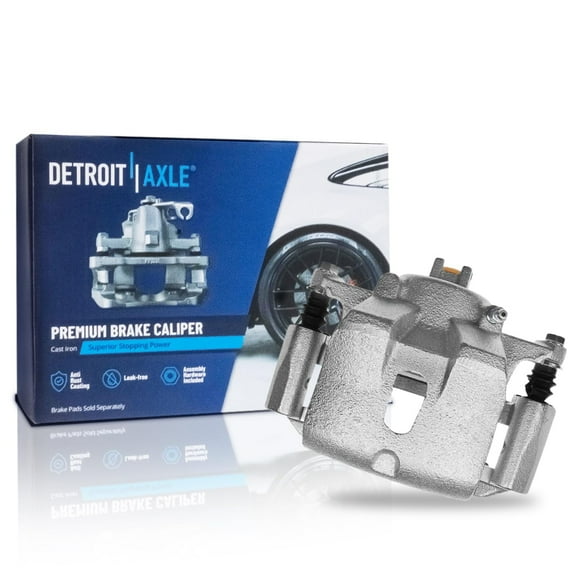 Detroit Axle - Front Left Brake Caliper for 2003-2008 Honda Pilot Driver Side Brake Caliper with Bracket 2004 2005 2006 2007 Replacement