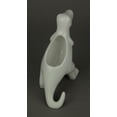 thumbnail image 3 of White Ceramic Tyrannosaurus Rex Dinosaur Jurassic Decor Planter, 3 of 3