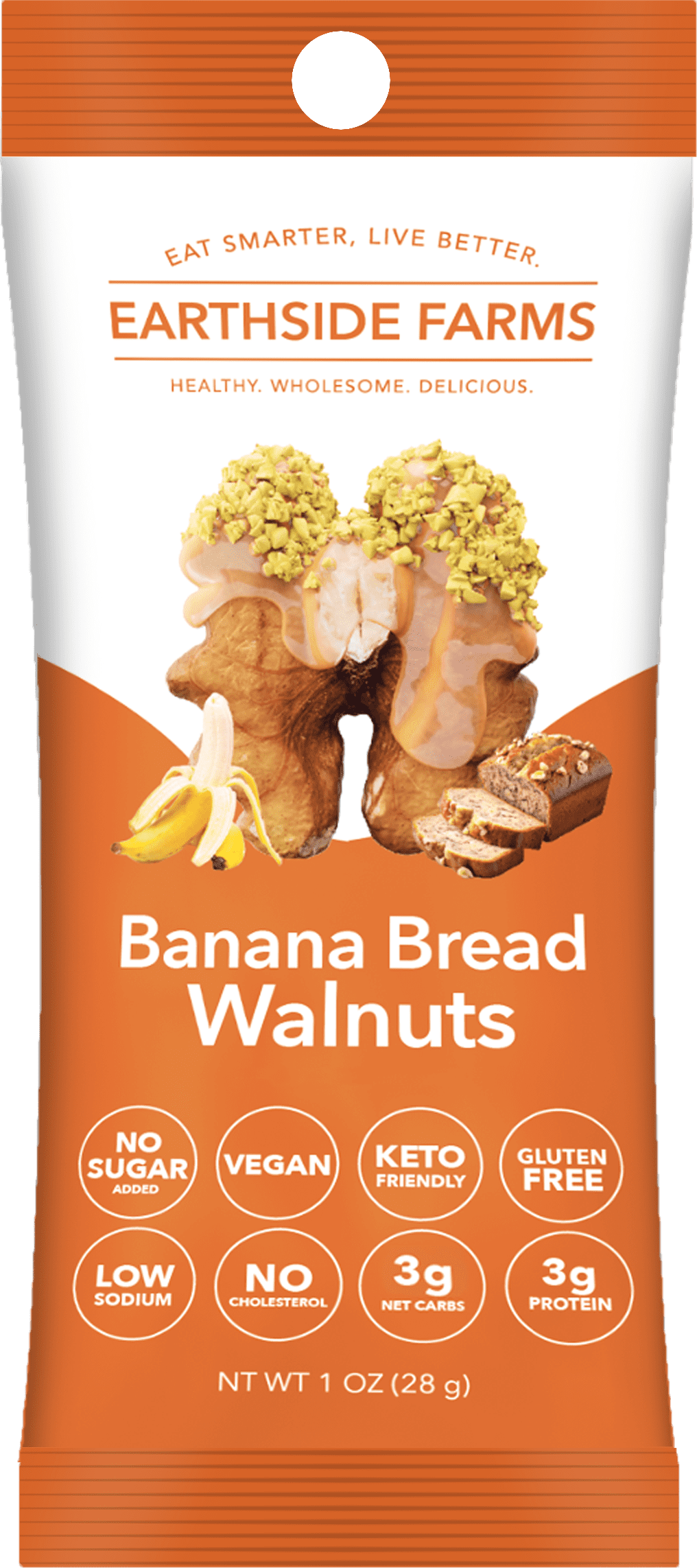 Earthside Farms Keto-Friendly Snack Packs, Cashews, Walnuts, Pecans, Peanuts & Almonds Variety, 18 Pack, 1 oz Each