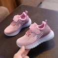 thumbnail image 5 of Sopiago Kids Sneakers Boys Fashion Sneakers Breathable Lightweight Lace-up Running Walking Girl Running Shoes Pink,12.5, 5 of 5