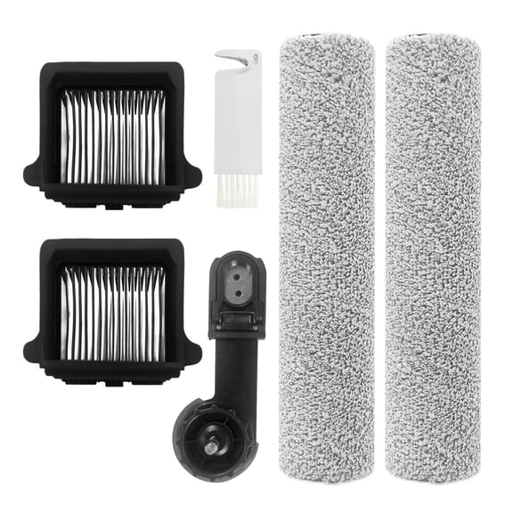 Replacement Brush Roller and Vacuum Filter For Tineco Floor ONE S7 Flashdry Smart Cordless Wet Dry Vacuum Cleaner(2 Roller Brush 2 Hepa Filter 1 Handle)