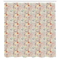 thumbnail image 3 of Ambesonne Japanese Shower Curtain, Pastel Cultural, 69"Wx75"L, Multicolor, 3 of 3