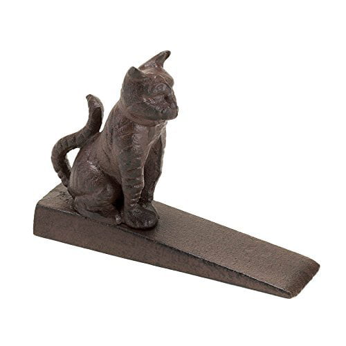 Vintage Cat Figurine Bronze Tone Cat Gift for the Cat Lovers Kitty Laying on Books