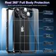 thumbnail image 5 of 2024 New for iPhone 15 Pro Max Case Waterproof, [Compatible With MagSafe][Built-in Screen & Camera Protector][Full Body Shockproof][IP68 Underwater][Dustproof][Dropproof] Phone Case 6.7", 5 of 16