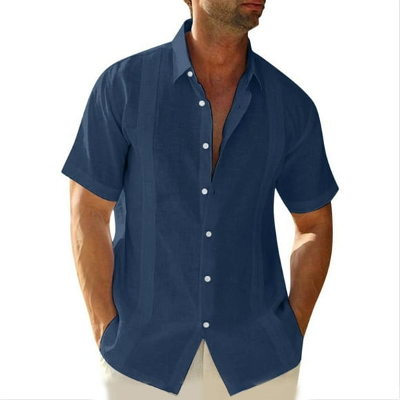 Camisa con botones Sonducket Azul oscuro para hombre