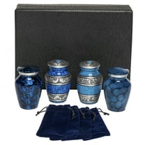Eternal Harmony Keepsake Urns for Human Ashes | 4 Cremation Urns Carefully Handcrafted with Elegant Finishes to Honor Your Loved One