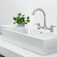thumbnail image 5 of Grifo mezclador de fregadero de cocina, grifo de agua de doble función, grifo para lavabo, grifo para tocador de baño, 5 of 8