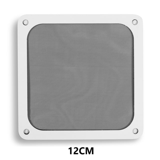 Filtre à Poussière de Refroidissement pour Châssis, Cadre Magnétique Souple, Housse en Maille de Nylon, Filet de Protection, Boîtier Anti-Poussière, Ventilateur de Refroidissement pour Alimentation d'Ordinateur 12 cm