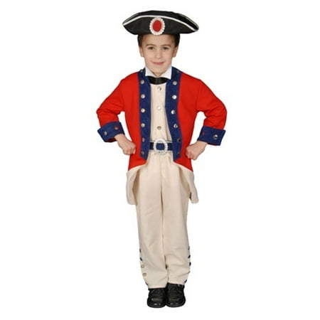 Deluxe Colonial Soldier Children's Halloween Costume T4