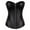 Black, variant on MuZeFu Black Corset Top Strapless Women Solid Overbust Corset Bustier Lingerie Top Gothic Shapewear Sexy Underwear
