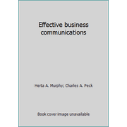 Effective business communications [Hardcover - Used]