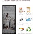 thumbnail image 3 of Reinforced Cat Screen Door Heavy Duty Pet-Proof Screen with Zipper White Prevents Pets from Running Out, 3 of 5