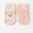 thumbnail image 2 of REDARER Baby Non- Floor Socks, Cute Bear Design Soft Breathable Socks for Toddler Walking & Play,0-1 Years, 2 of 3